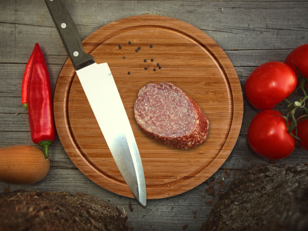 Hirsch Salami naturgereift