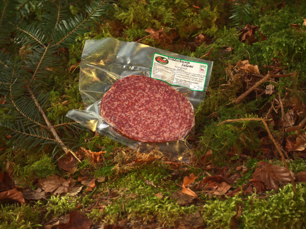 Wildschwein Salami naturgereift 