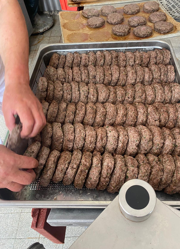 Wildfleisch Wildburger Verkaufsfertig