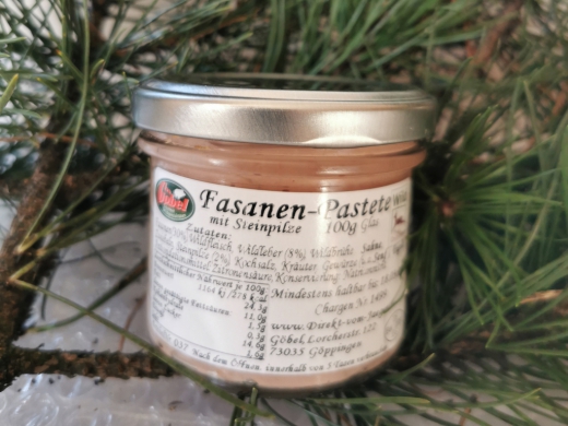 Fasanen Pastete mit Steinpilzen 100g